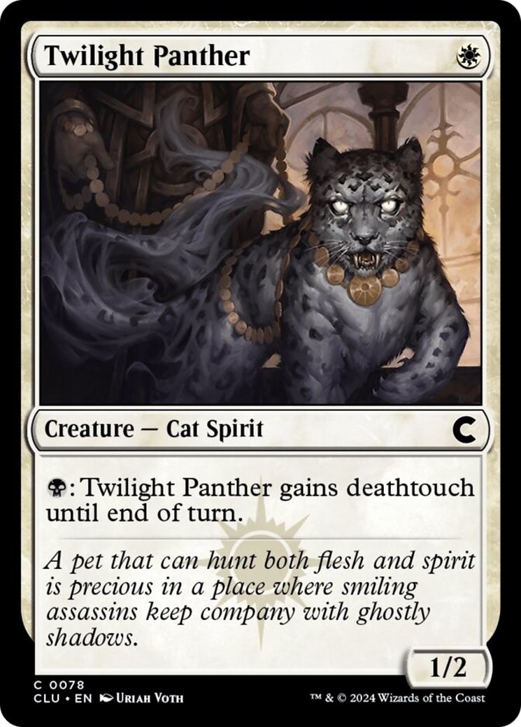 Twilight Panther [Ravnica: Clue Edition] | Rook's Games and More