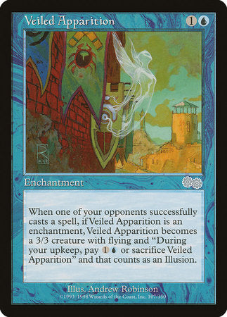 Veiled Apparition [Urza's Saga] | Rook's Games and More