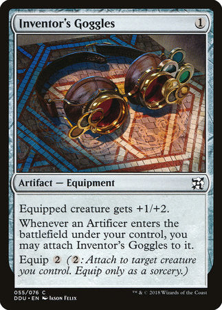 Inventor's Goggles [Duel Decks: Elves vs. Inventors] | Rook's Games and More