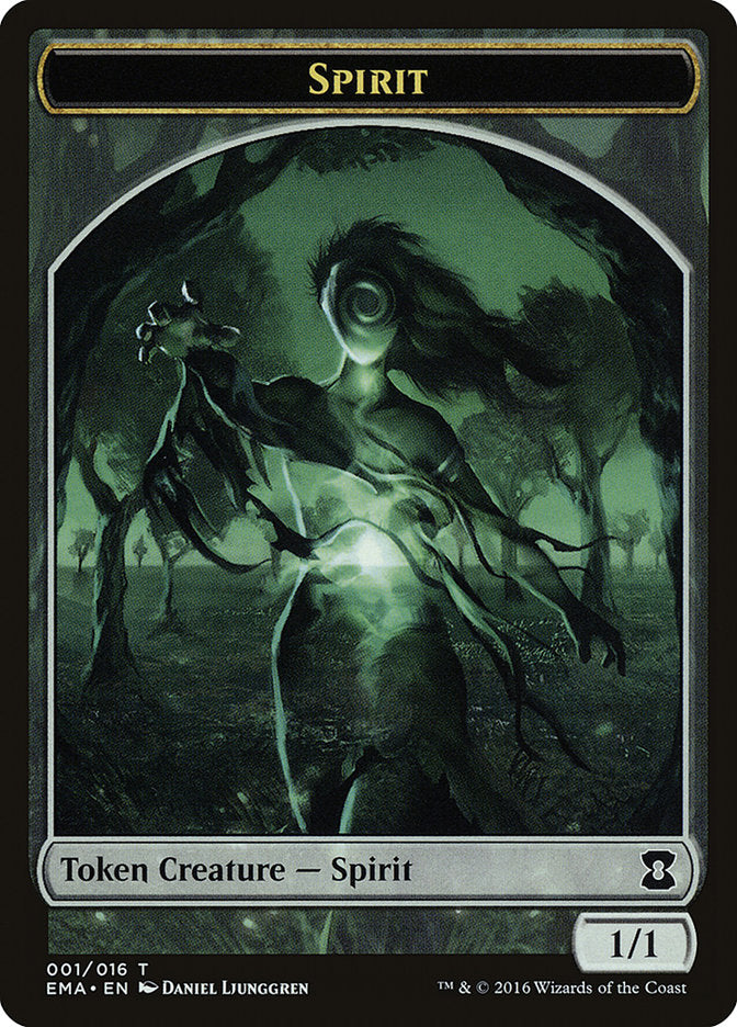 Spirit (001/016) [Eternal Masters Tokens] | Rook's Games and More