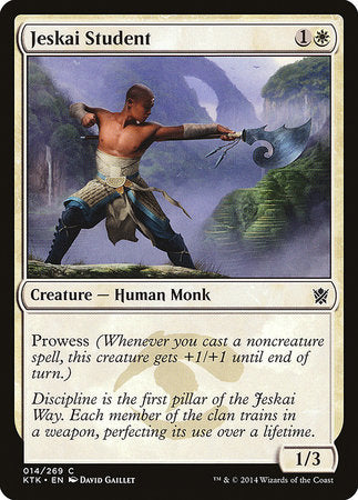 Jeskai Student [Khans of Tarkir] | Rook's Games and More