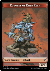 Gold // Kobolds of Kher Keep Double-Sided Token [Murders at Karlov Manor Commander Tokens] | Rook's Games and More