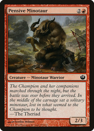 Pensive Minotaur [Journey into Nyx] | Rook's Games and More