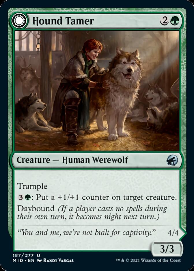 Hound Tamer // Untamed Pup [Innistrad: Midnight Hunt] | Rook's Games and More