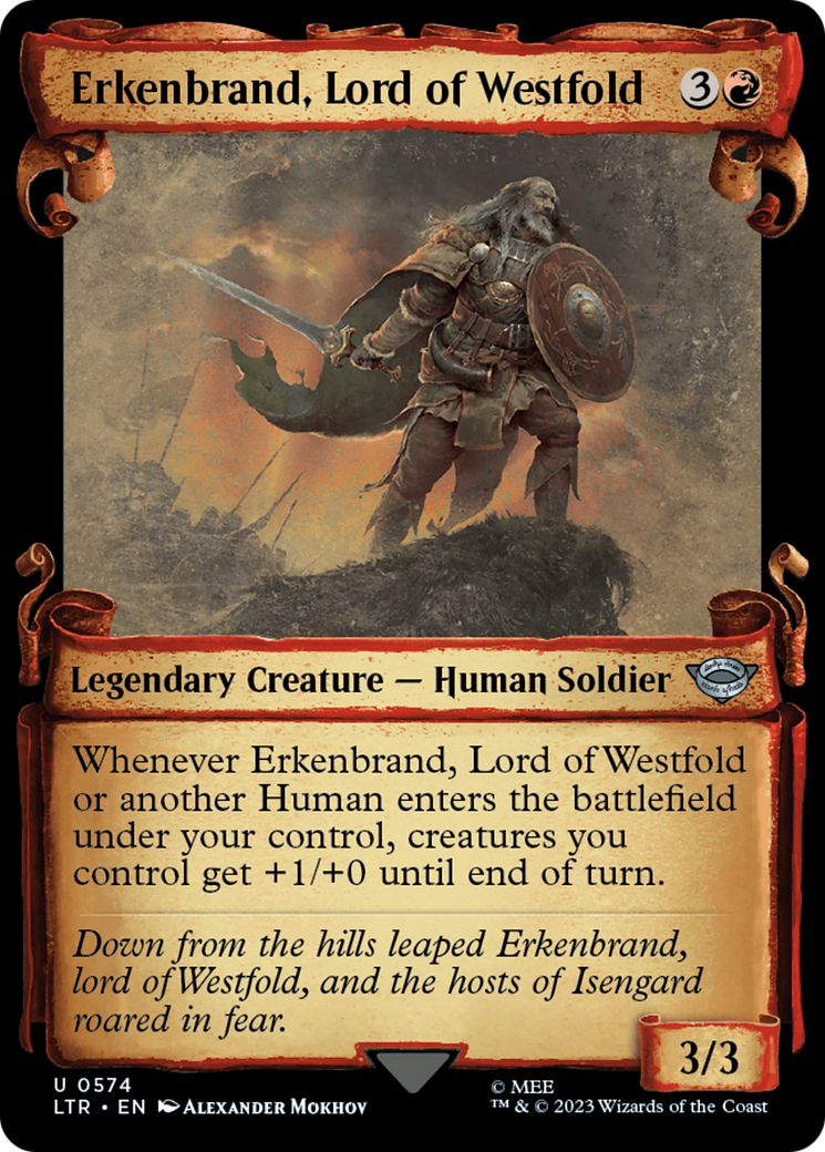 Erkenbrand, Lord of Westfold [The Lord of the Rings: Tales of Middle-Earth Showcase Scrolls] | Rook's Games and More