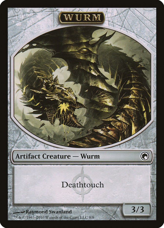 Wurm (Deathtouch) [Scars of Mirrodin Tokens] | Rook's Games and More