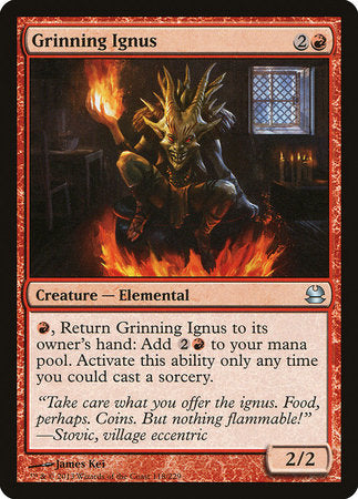 Grinning Ignus [Modern Masters] | Rook's Games and More