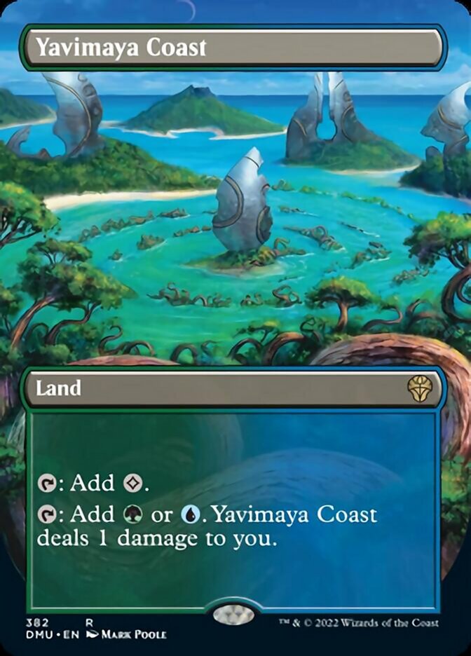 Yavimaya Coast (Borderless Alternate Art) [Dominaria United] | Rook's Games and More