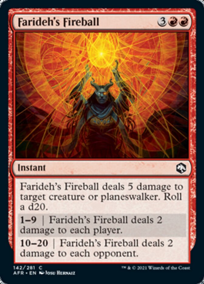 Farideh's Fireball [Dungeons & Dragons: Adventures in the Forgotten Realms] | Rook's Games and More