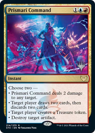 Prismari Command (Promo Pack) [Strixhaven: School of Mages Promos] | Rook's Games and More