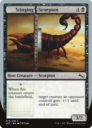 Stinging Scorpion [Unstable] | Rook's Games and More