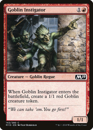 Goblin Instigator [Core Set 2019] | Rook's Games and More