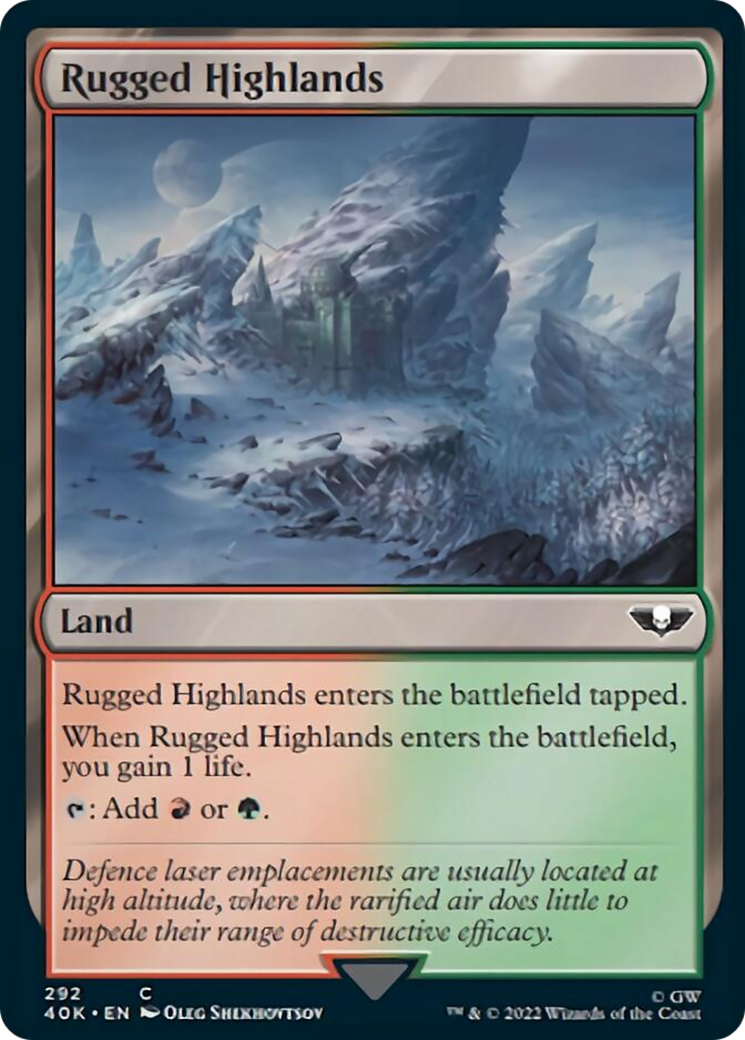 Rugged Highlands [Universes Beyond: Warhammer 40,000] | Rook's Games and More