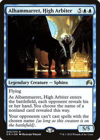 Alhammarret, High Arbiter [Magic Origins Promos] | Rook's Games and More