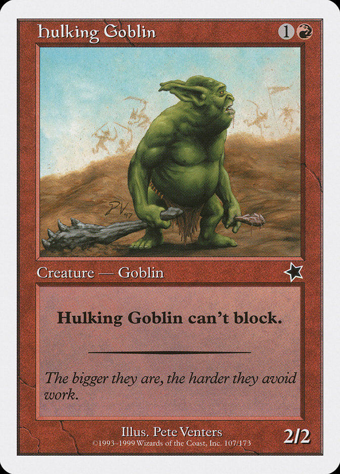 Hulking Goblin [Starter 1999] | Rook's Games and More