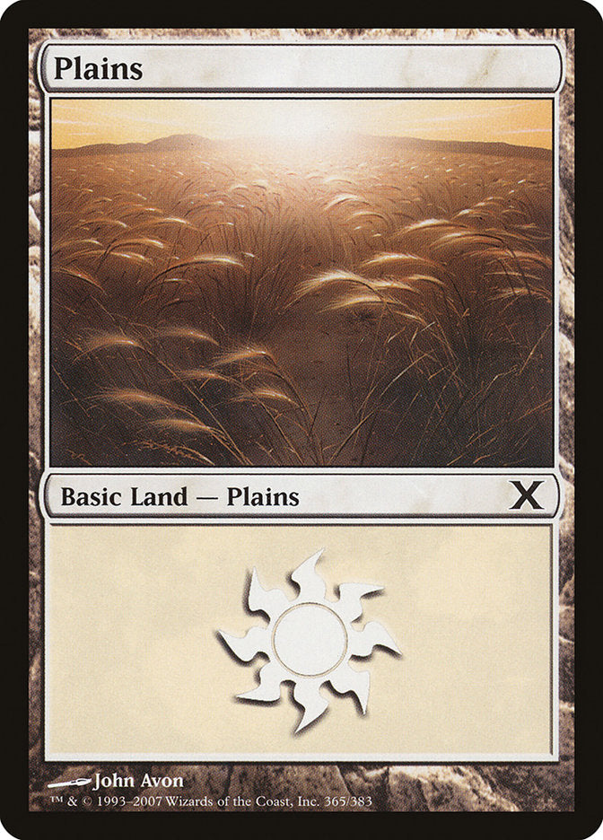 Plains (365) [Tenth Edition] | Rook's Games and More