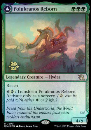 Polukranos Reborn // Polukranos, Engine of Ruin [March of the Machine Prerelease Promos] | Rook's Games and More