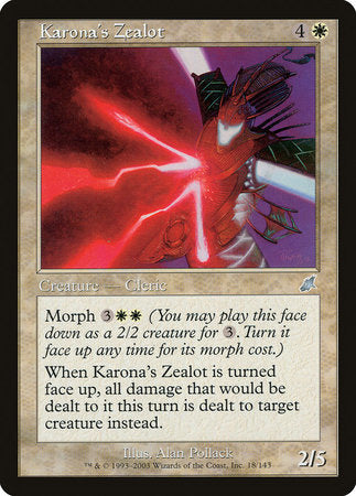 Karona's Zealot [Scourge] | Rook's Games and More
