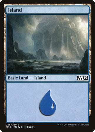 Island (265) [Core Set 2019] | Rook's Games and More