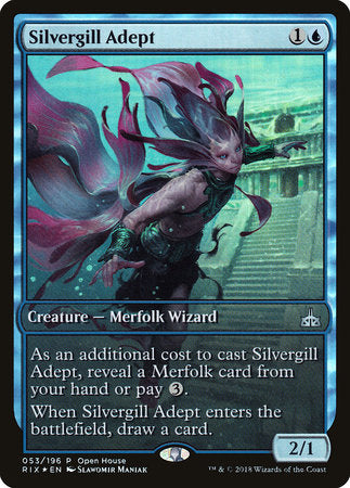 Silvergill Adept [Rivals of Ixalan Promos] | Rook's Games and More