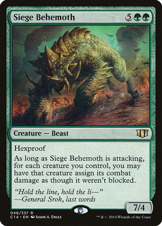 Siege Behemoth [Commander 2014] | Rook's Games and More