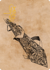 Stonespeaker Crystal Art Card (Gold-Stamped Signature) [Commander Legends: Battle for Baldur's Gate Art Series]