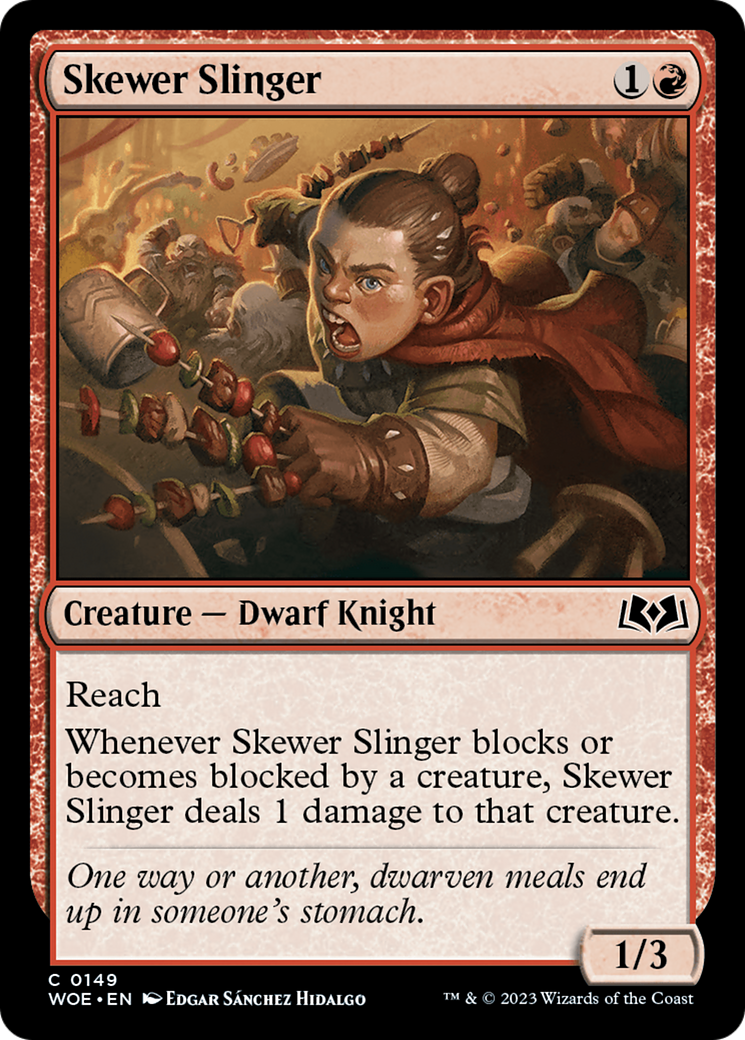 Skewer Slinger [Wilds of Eldraine] | Rook's Games and More