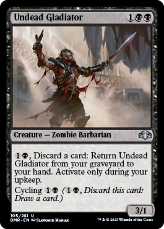 Undead Gladiator [Dominaria Remastered] | Rook's Games and More