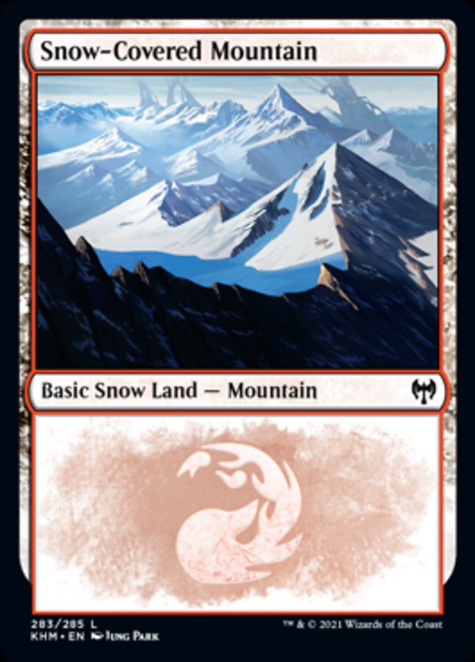 Snow-Covered Mountain (283) [Kaldheim] | Rook's Games and More