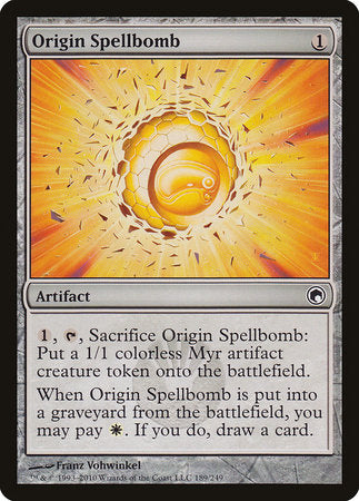 Origin Spellbomb [Scars of Mirrodin] | Rook's Games and More