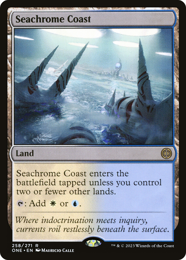 Seachrome Coast [Phyrexia: All Will Be One] | Rook's Games and More