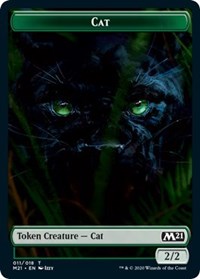 Cat (011) // Goblin Wizard Double-sided Token [Core Set 2021 Tokens] | Rook's Games and More