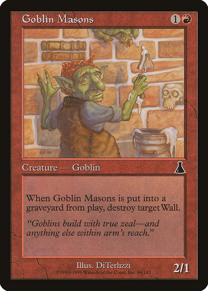 Goblin Masons [Urza's Destiny] | Rook's Games and More