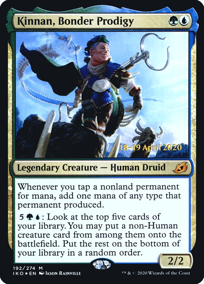 Kinnan, Bonder Prodigy  [Ikoria: Lair of Behemoths Prerelease Promos] | Rook's Games and More