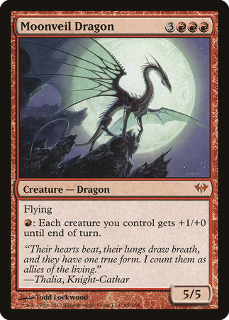Moonveil Dragon [Dark Ascension] | Rook's Games and More