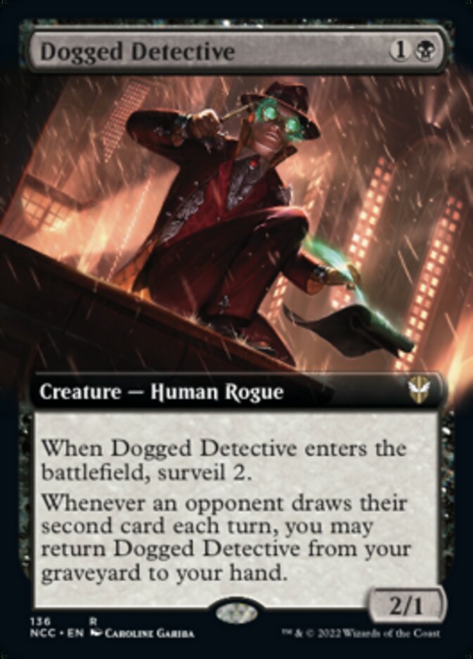 Dogged Detective (Extended Art) [Streets of New Capenna Commander] | Rook's Games and More