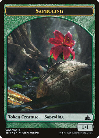 Saproling Token (003) [Rivals of Ixalan Tokens] | Rook's Games and More