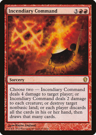 Incendiary Command [Commander 2013] | Rook's Games and More