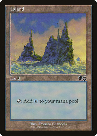 Island (337) [Urza's Saga] | Rook's Games and More