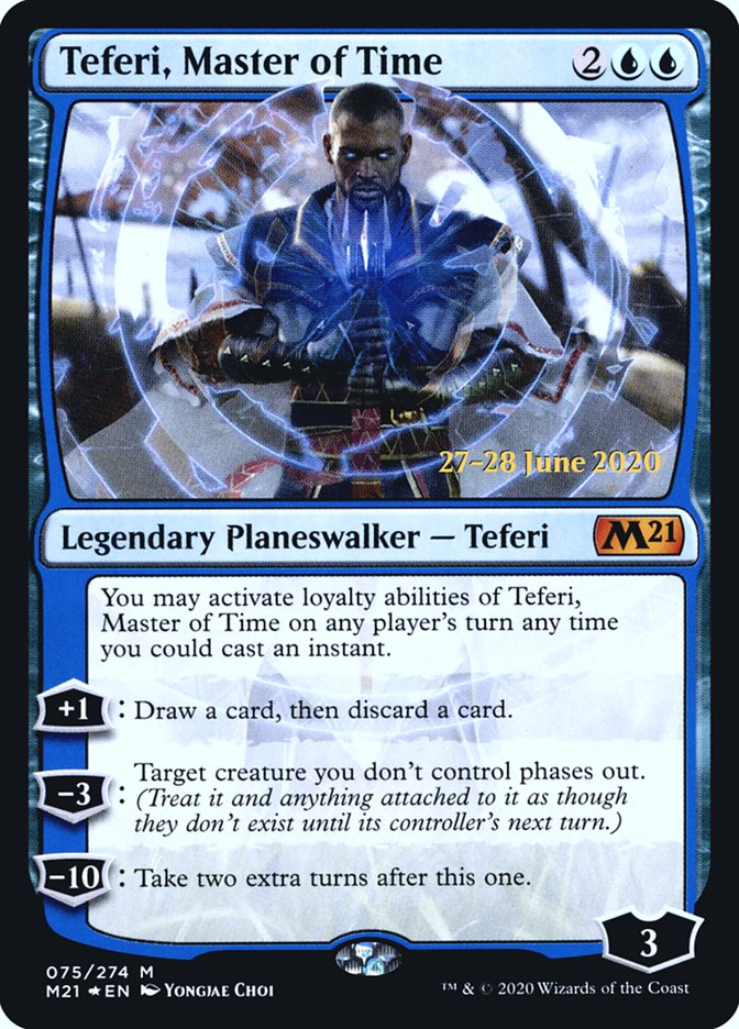 Teferi, Master of Time  [Core Set 2021 Prerelease Promos] | Rook's Games and More