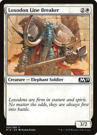 Loxodon Line Breaker [Core Set 2019] | Rook's Games and More