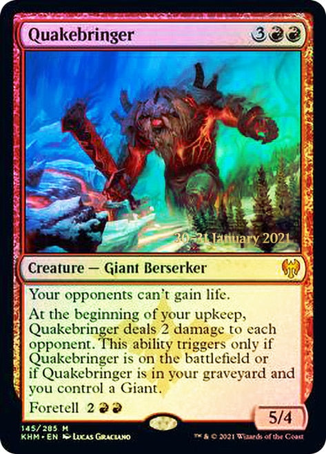 Quakebringer  [Kaldheim Prerelease Promos] | Rook's Games and More