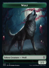 Wolf // Insect Double-sided Token [Commander Legends: Battle for Baldur's Gate Tokens] | Rook's Games and More