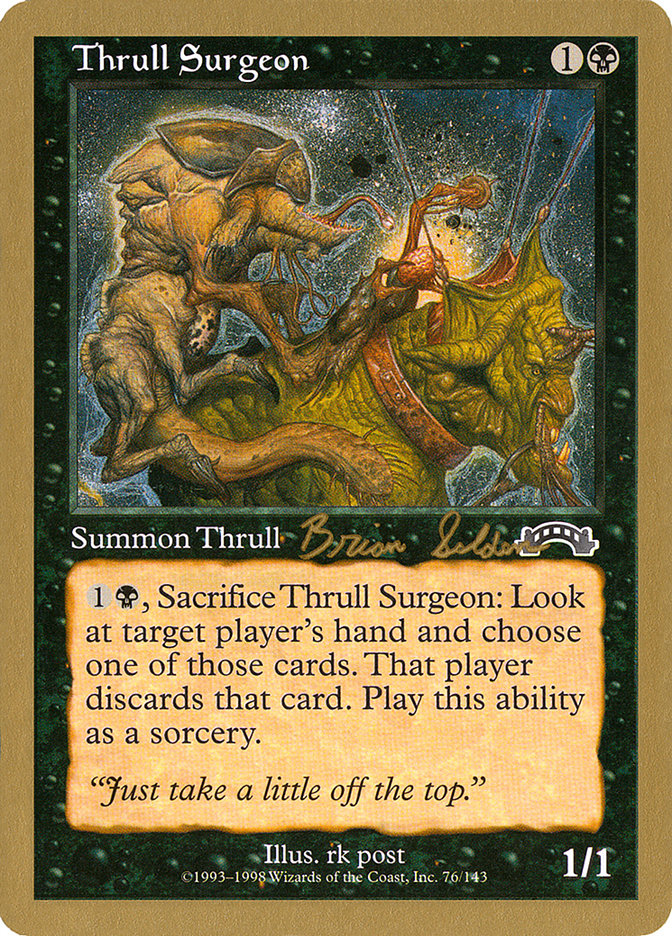 Thrull Surgeon (Brian Selden) [World Championship Decks 1998] | Rook's Games and More