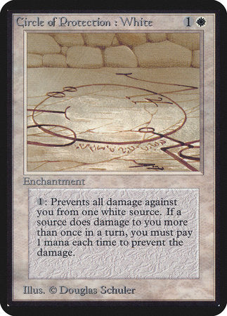 Circle of Protection: White [Limited Edition Alpha] | Rook's Games and More