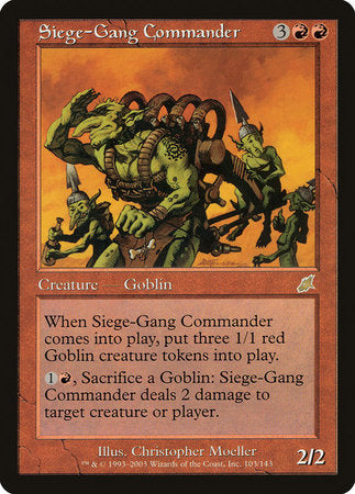 Siege-Gang Commander [Scourge] | Rook's Games and More