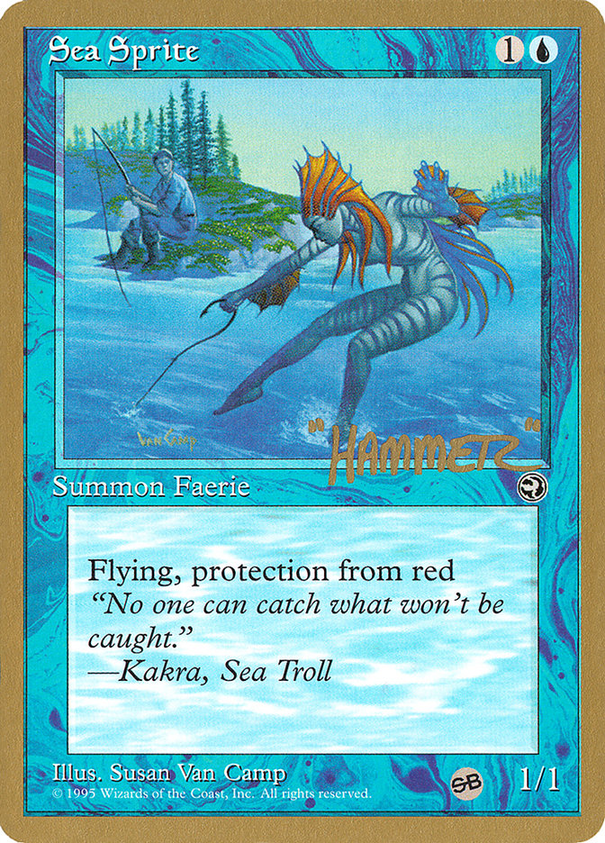 Sea Sprite (Shawn "Hammer" Regnier) (SB) [Pro Tour Collector Set] | Rook's Games and More