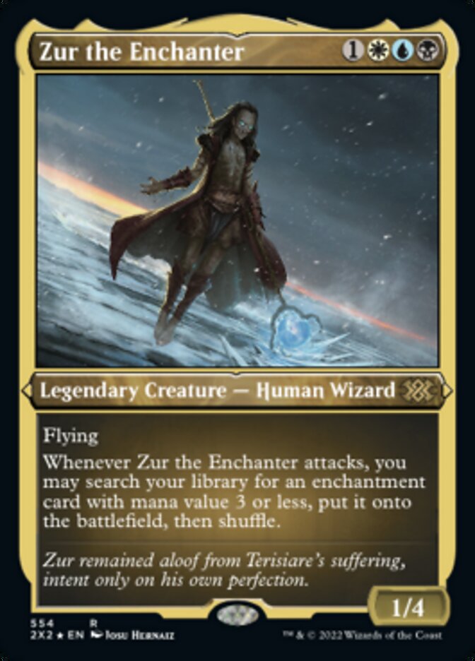 Zur the Enchanter (Foil Etched) [Double Masters 2022] | Rook's Games and More