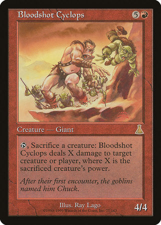 Bloodshot Cyclops [Urza's Destiny] | Rook's Games and More