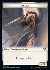 Kavu // Angel Double-sided Token [Dominaria United Commander Tokens] | Rook's Games and More